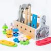 Children Toolbox Wooden Toys Pretend Play&&& Set Nut Disassembly Screw Assembly Simulation Repair Games Educational Sensory Toys