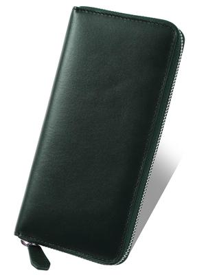 Long Genuine Leather Men's Wallet, Anti-Skimming,