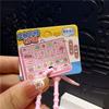 26 Keys Mechanical Keyboard Toy Clear Key Sounds Bag Pendant Charm  Stress Relief Use