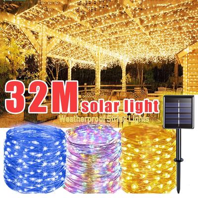 4pcs 50/100/200/300 Led Solar Fairy String Lights Christmas Lights Waterproof Outdoor Garland Solar Power Christmas for Garden