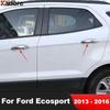 Door Handle Cover Trim For Ford Ecosport 2013 2014 2015 2016 Chrome Car Side Door Handles Catch Cap Frame Overlay Accessories