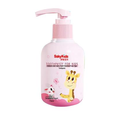 Shuke Dětská jahodová jogurtová gelová zubní pasta