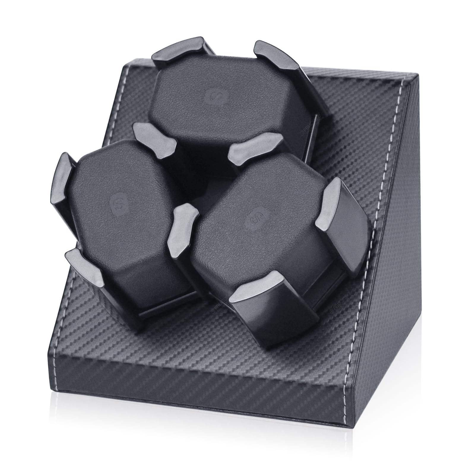 Watch Winder Automatic 3 Slot Carbon