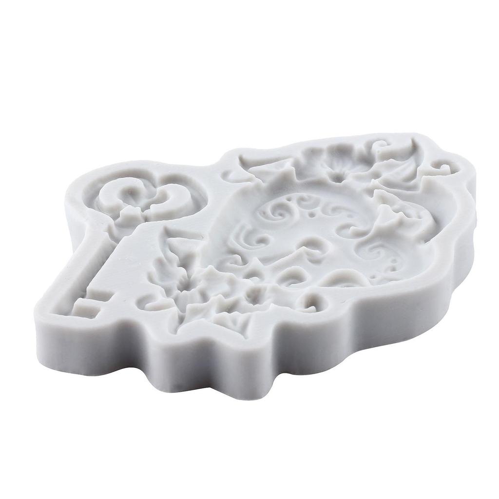Vintage Key Silicone Molds Heart Lock Keyhole Fondant Mold Cake Decorating Tools Cupcake Topper Candy Chocolate Gumpaste Mold