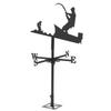 Fisherman Style Weather Vane Roof Bracket Rod Stainless Steel Wind Indicator for Outdoor