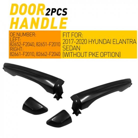 For Hyundai Elantra 2017- Front Rear Driver Passenger Door Handle Outside I