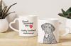 Curly Coated Retriever - cup with a dog, adorable cup with a heart-shaped handle, universal gift from the Art-Dog brand