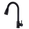 304 Stainless Steel Pull-Out Kitchen Faucet with Rotatable Hot & Cold Feature