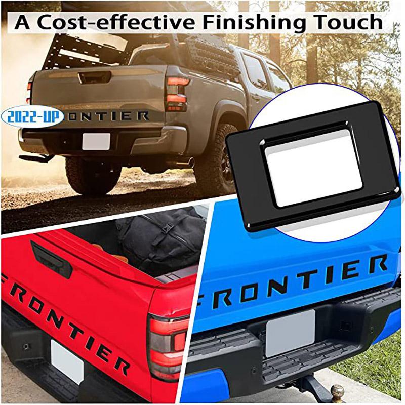 3d Emblem Tailgate Frontier Letters Rear Trunk Badge Sticker Decals Cover Trim For   Car Exterior Accessories