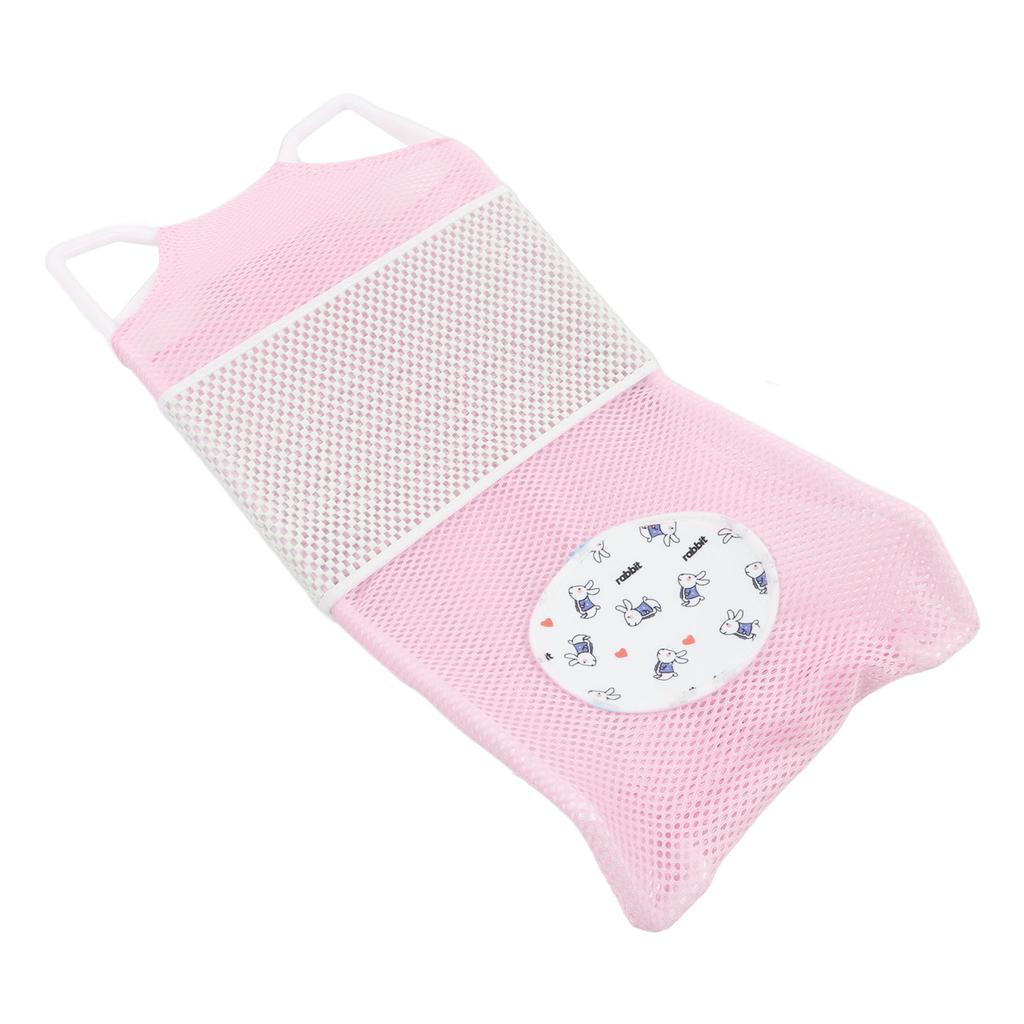 Baby Mesh Bath Cushion Pad Cute Cartoon Safe Ergonomic Newborn Bathtub Support Net Mat for Home