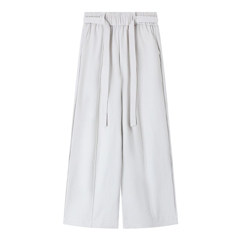 Kumikumi Stylish Minimalist Pure Color High Waist Casual Pants Women's Autumn Loose Slimming and All-Matching Matchet Pants Pants