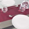 STYLE Decor Table Runner, Laminated, Waterproof, Scandinavian Table Centerpiece, 130cm, Wipeable, Solid Bordeaux, W2703310