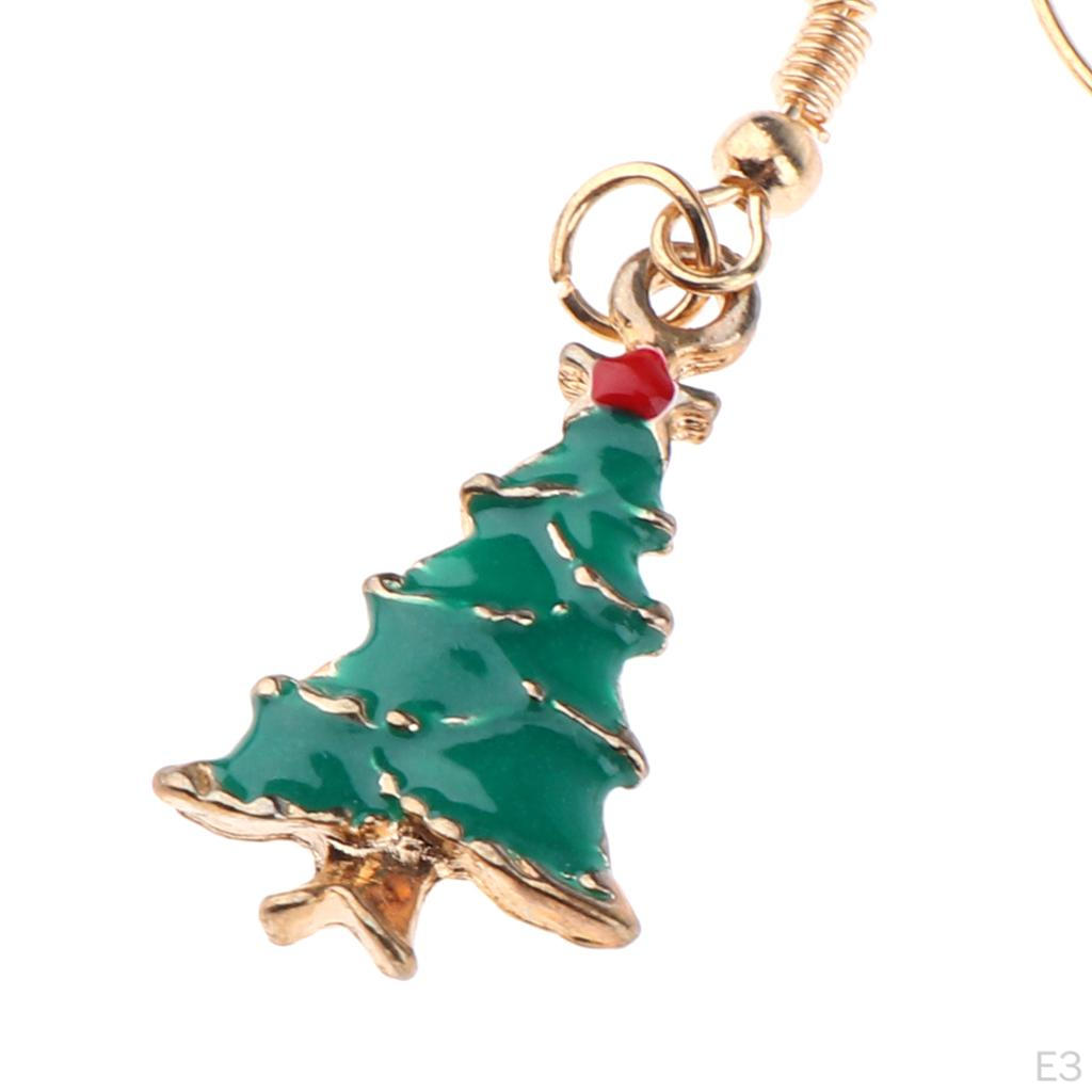 Kids Christmas Ear Stud Earrings Women Santa