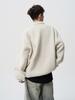 Men's Trendy High-End POLO Collar Sweater - Solid Color Knitwear for Spring & Autumn, Versatile American BF Couple Style