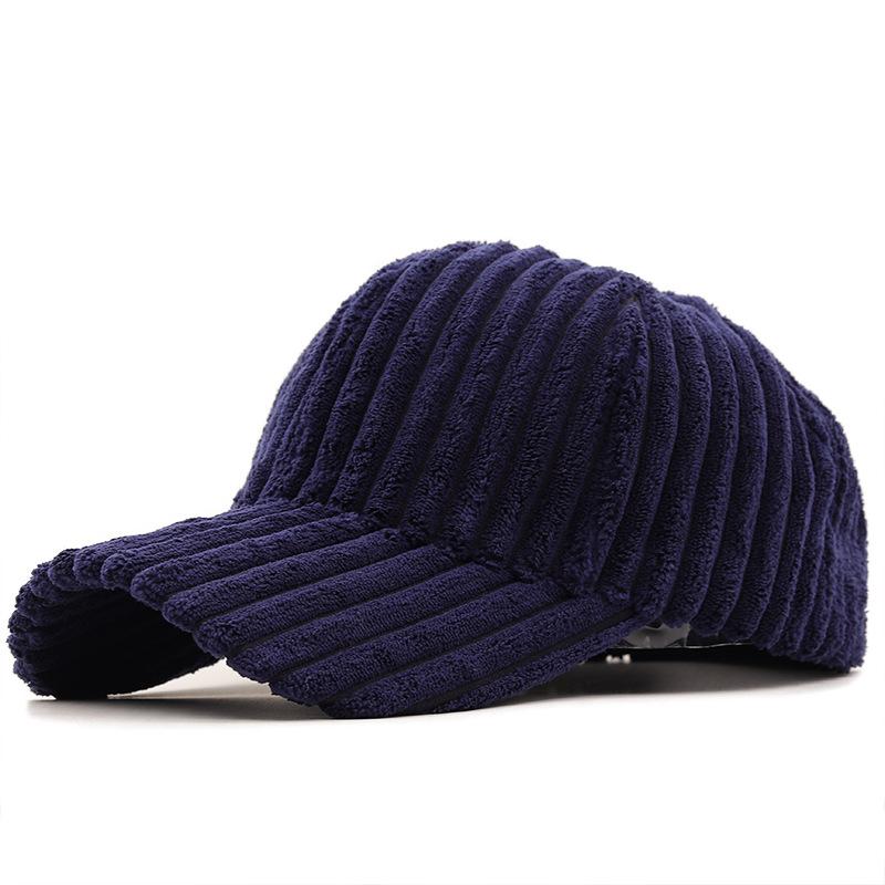

Cntang New Winter Corduroy Baseball Cap Fashion Solid Color Women Sun Hat Lady Outdoor Leisure Warm Girls Spring Plush Caps One Size