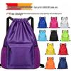 Large Capacity Lightweight Drawstring Backpack for All-Season Sports and Travel
