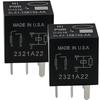 2PCS 8L8T-14B192-AA 12V 40A 4-Pin Relay, Ref 8T2T-14B192-AA AB 8L8Z-14N089-A GU5Z-14N089-A RY-966 1R2372, Fits Ford Edge Fusion F-150 Explorer Escape