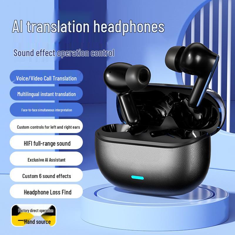 2025 AI-Übersetzung In-Ear Bluetooth-Kopfhörer mit intelligentem Klang und mehrsprachiger Unterstützung