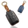 Leather Car Key Case Cover for Land Rover Range Rover Sport Discovery 3 4 Elander 2 Evoque Accessories Holder Shell Keychain