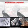 Heightened Moto Extension Windshield Adjustable Motorcycle Wind Screen  Racing Bike