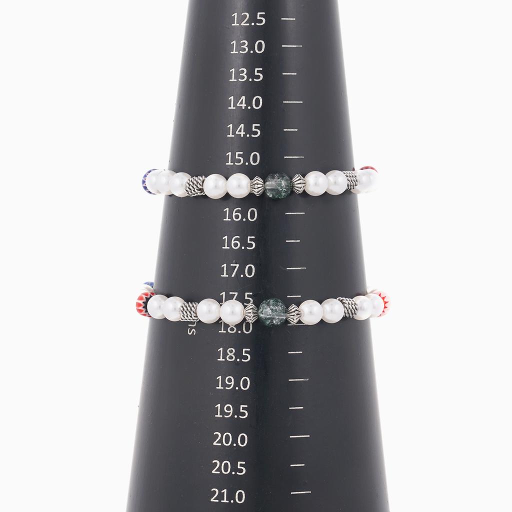 Jbans Classic Orient Glass Point Imitation Pearl Bracelet (C2501Ac1258_Iv)