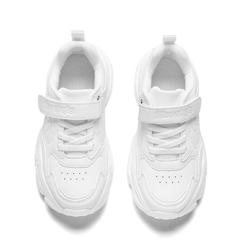 2025 Spring New Middle-aged and Older Children's Running Shoes, Children's Little White Shoes, Boys' Breathable Mesh Shoes, Black Sneakers, Girls' Sh