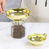 1/2 Pcs Stainless Steel Wide Mouth Funnel Kitchen And Household Large Diameter Funnel Multifunctional Jam Canning Funnel