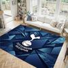 Tappeto in velluto di cristallo con design Tottenham Hotspur Accogliente Non?Tappeto Stampato Antiscivolo per Camera da Letto Soggiorno Ingresso