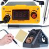 Rosfix Orange Akbash Standard T12OAS Electric PRO Series Soldering Station + Rosfix 858D Hot-Air Soldering Station + Set of 3 Nozzles