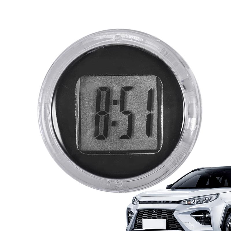 New Mini Precision Motorcycle Clock Watch Waterproof Adhesive Digital Clock With Stopwatch For Motorcycle Various Car Models