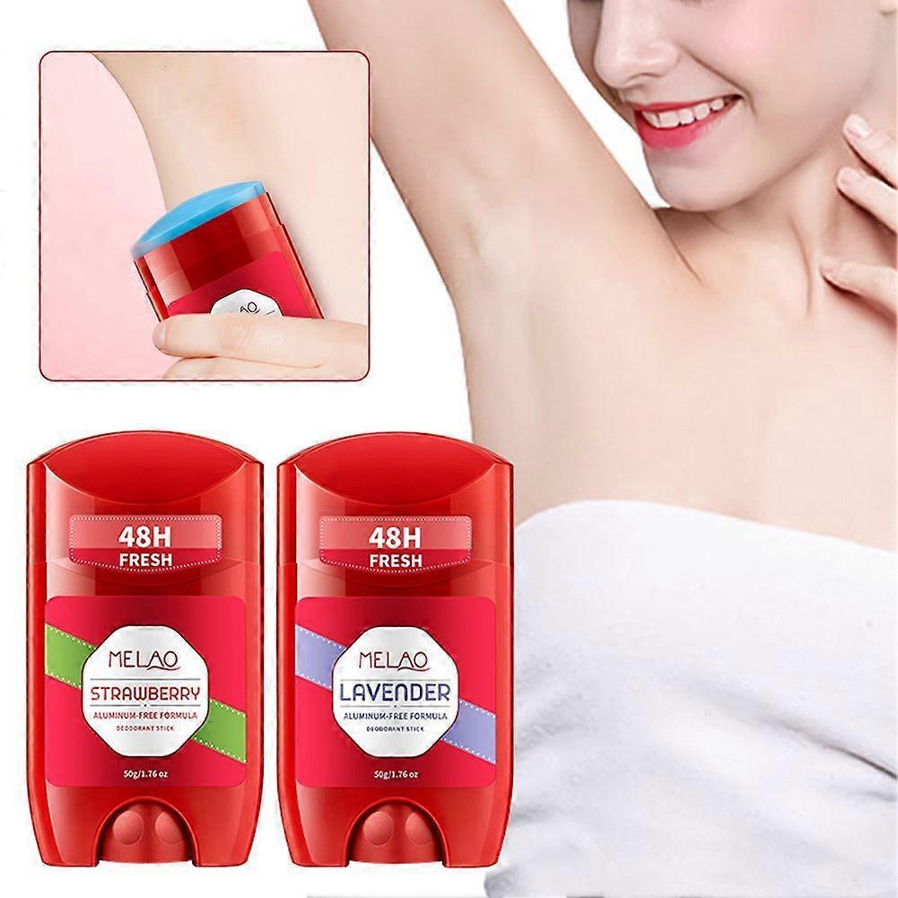 Natural Aluminum-Free Long Lasting Deodorant Stick for Sensitive Skin Odor Control 48 Hour Protection Fruit Flavor