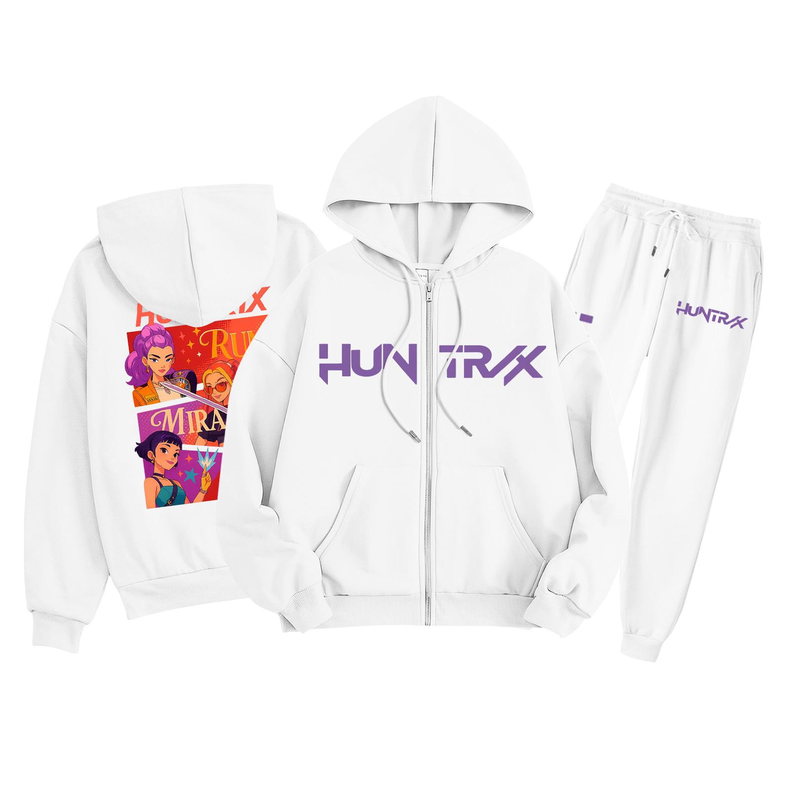 

Детская мода Толстовка с длинным рукавом, на молнии, с капюшоном, спортивные штаны с принтом, комплект толстовки с карманами 130