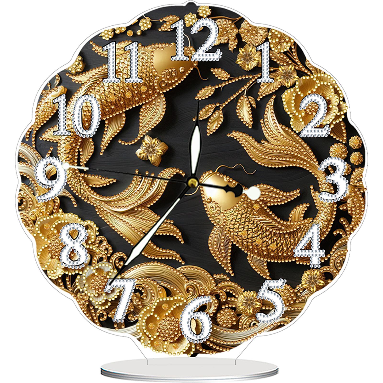 

Acrylic Special Shape Tree Of Life 5D Diamond Painting Clock Art Craft Diamond Art Clock Ornaments Kit Living Room Decoration