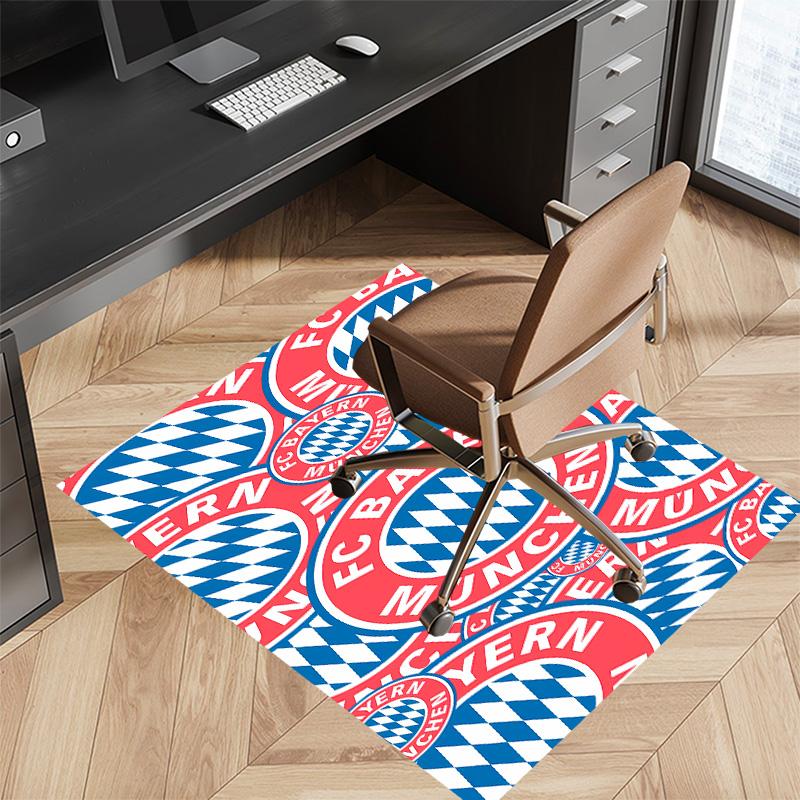 FC Bayern Munich Logo Printed Absorbent Washable Carpet, Non-Slip Bathroom Mats, Kitchen Rugs, Yoga Mat,Living Room Entrance, Camping Picnic Rugs