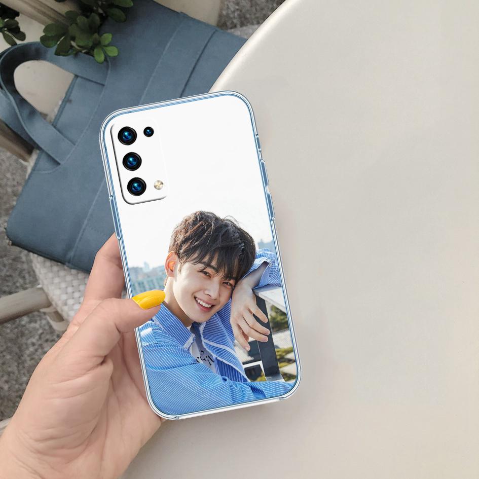 

PP18 Cha EunWoo Soft Shell Transparent Phone Case for Samsung Galaxy A04 A04S A14 A23 A34 A54 M23 M33 M52 M53 Galaxy A04s