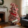 2 Rolls Deco Mesh Rolls Metallic Foil Mesh Rolls Metallic Foil Deco Mesh for Christmas Tree Garland Craft Decorations