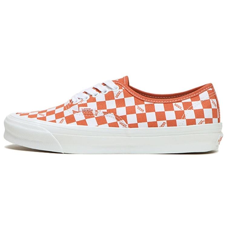 Vans OG Authentic LX  Mecca Orange Checkerboard  Men s VN0A5FBD0HL EU 35