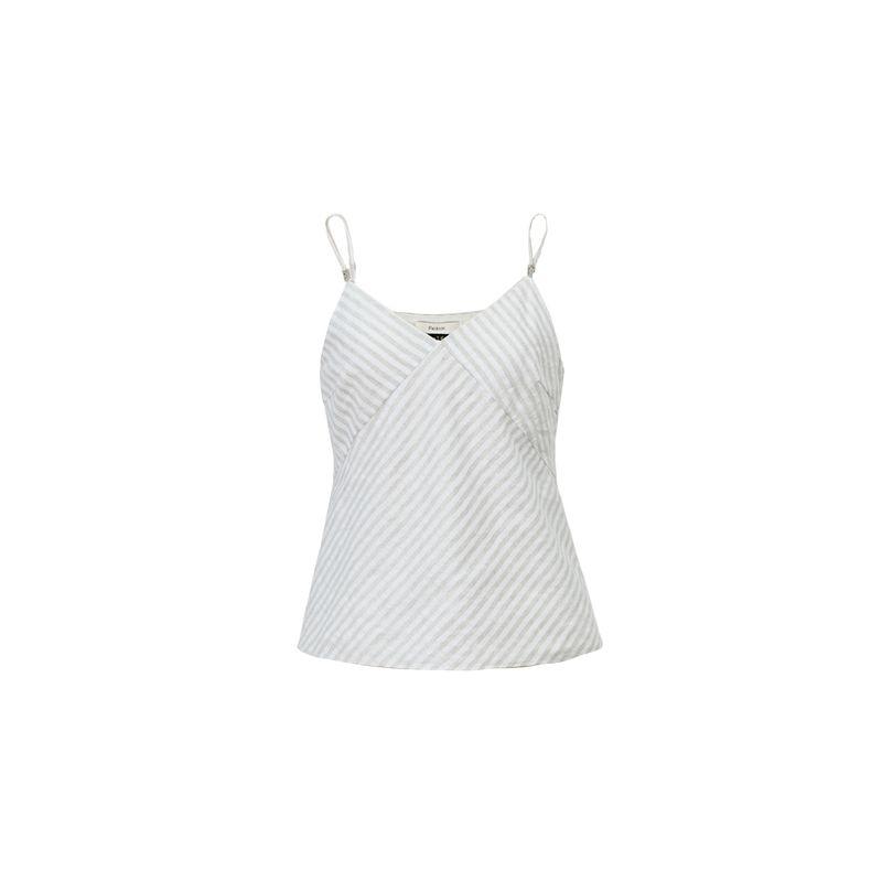 

Blacknini/Light off-Road Hiking Sets Italy Alfafi Thin and Glittering Linen Stripes Outwear Suspender Shorts