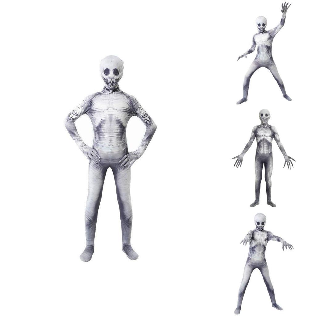 Creepypasta Horror Prop The Rake Morphsuit Costume For Kids And Adults