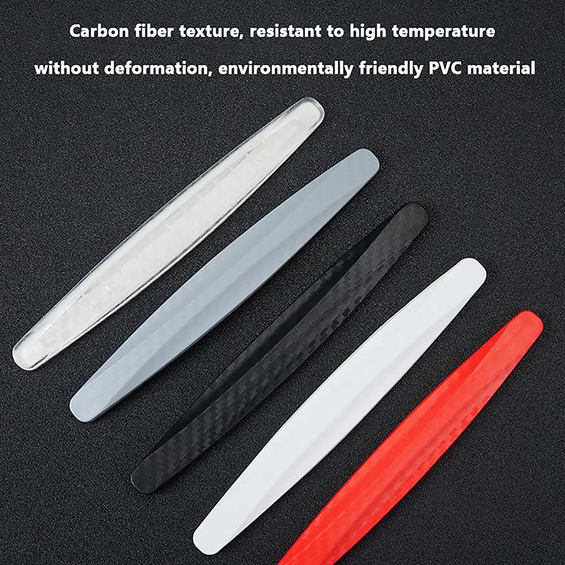 4 Piece Universal Front Rear Bumper Corner Protector Guard Car Anti-Collision Protection Decoration Strip Car Accessories New