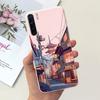 Für Oppo A91 Hülle Oppo Reno3 CPH2043 Niedliche Astronauten Cartoon Hülle Weiche TPU Handyhülle Für Oppo F15 Reno 3 OppoA91 Fundas Bumper
