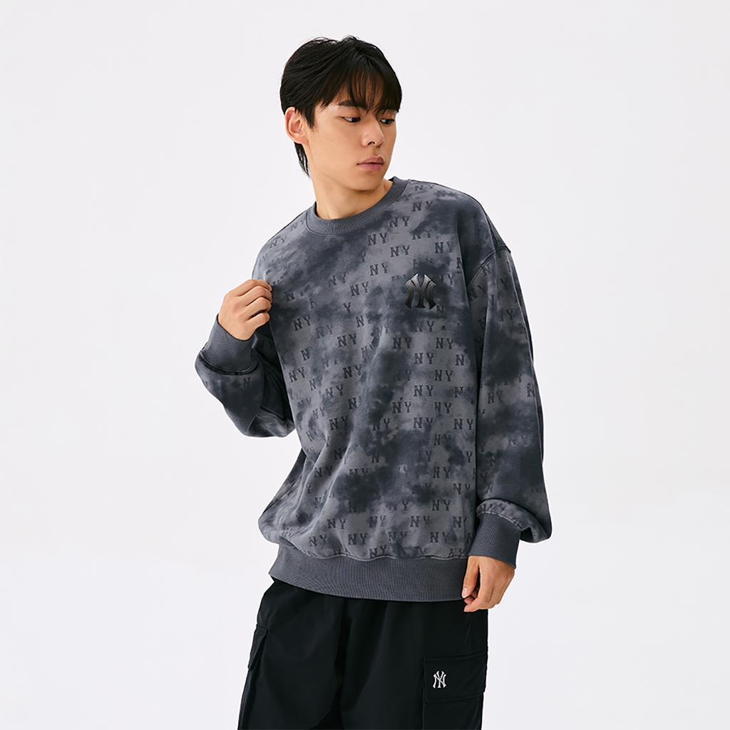 New MLB New York Yankees 25FW Sweatshirt Unisex Standard Charcoal Gray 3AMTM1154-50CGS