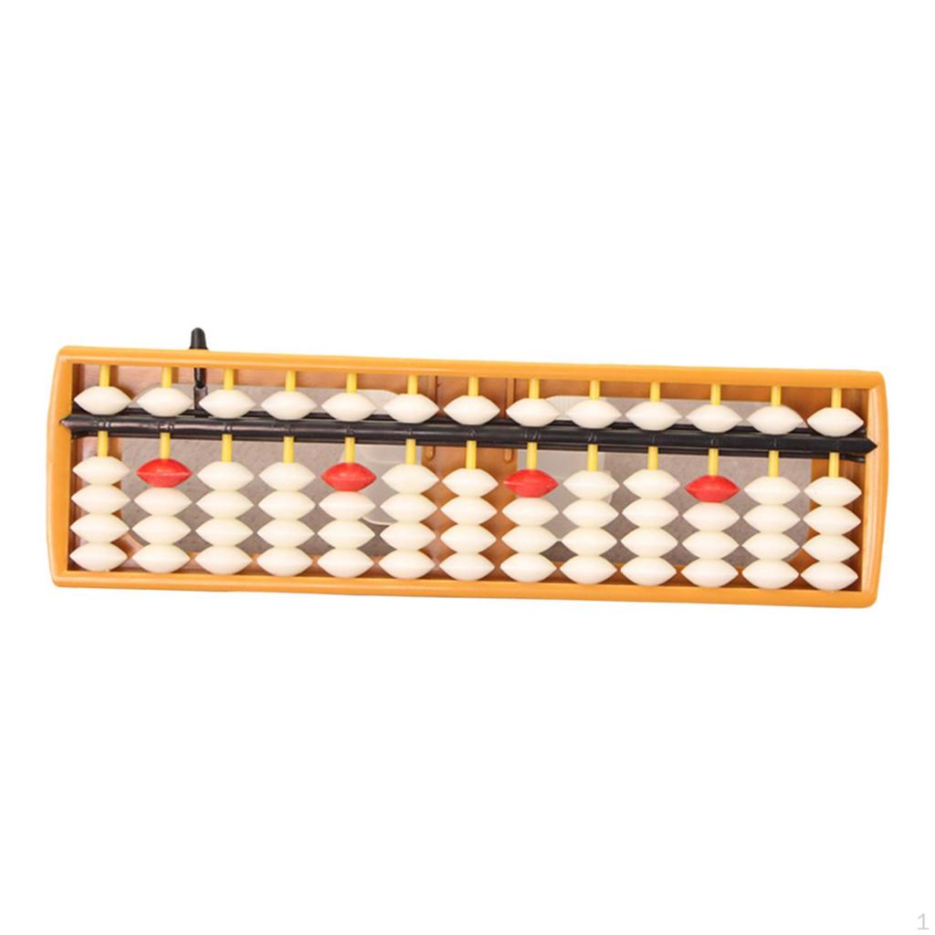 13 Beads Plastic Kid Abacus Number Count School Math Learning Tool Practical Calculate