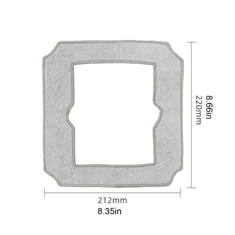 Washable Cleaning Rag Mop Cloths for Mini Window Vacuum Cleaner Robot Mop Pad Vacuum Cleaner Spare Part Accessories