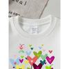 European sizes Kids Sweatshirts, Girls' Autumn Winter Orange Slice Splash Print Long Sleeve Round Neck Sweatshirt, Casual Daily Wear.