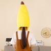 [Egao Ichiban] Cosplay Banana Hat, Funny Costume for Halloween, School Festivals, Yellow, Unisex, Adult Size [A273-09] (4) 60cm