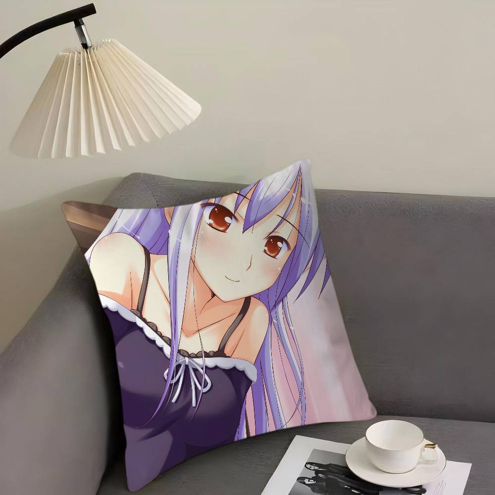 Shukufuku No Campanella Anime Cartoon Kissen Geschenke Heim Büro Einrichtung Schlafzimmer Sofa Auto Kissenbezug Hülle 45x45cm