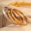 Love Diamond Engraved Bracelet - Elegant and Luxurious Fashion Titanium Steel Bracelet for Women, Handcrafted Jewelry