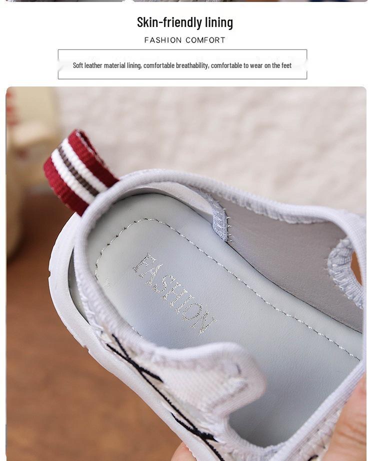 2026 Baby Nicht-Rutschfeste Atmungsaktive Sandalen: Geschlossene Gehhilfenschuhe mit Klettverschluss für Kinder