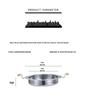 304 Stainless Steel Three-Layer Hot Pot for Seafood and Meat